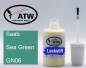 Preview: Saab, Sea Green, GN06: 20ml Lackstift, von ATW Autoteile West.